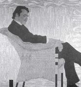 Egon Schiele Portrait of the painter hans massmann Sweden oil painting artist